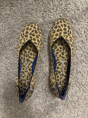 Leopard Rothy’s Print Women's Slip-On Flats - Brown